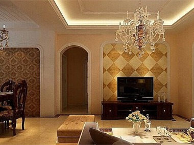 杭州秀家装饰青枫墅园案例赏析：客厅大量运用拱形的门