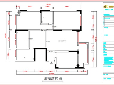 本案沒有在平面上做太多的改造，只是把二個(gè)臥室間的過