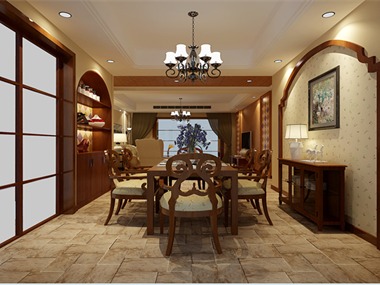 客厅的设计非常的简洁，因为客户比较喜欢木纹的东西所