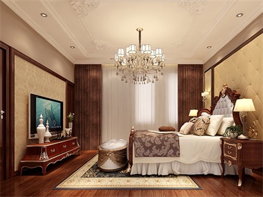 126平欧式风格家装案例图卧室
