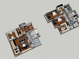 苏州.盛泽自建别墅方案汇报平面图