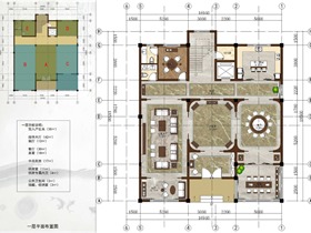 苏州.盛泽自建别墅方案汇报平面图