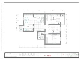 典型的80年代三居室老房装修改造《黑白生活》